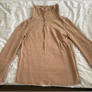 Loft- Cowneck (Brown/Taupe) sweater. Only worn once. Perfect for Fall. Size: S